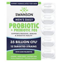 Со Пальметто Men's Daily Probiotic + Prebiotics FOS With