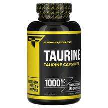 Primaforce, Taurine 1000 mg, L-Таурин, 180 капсул