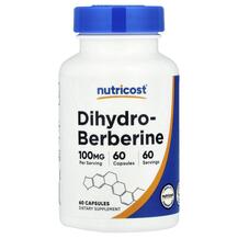Берберин Dihydroberberine 100 mg Nutricost 60 капсул Берберин Dihydroberberine 100 mg Nutricost 60 капсул