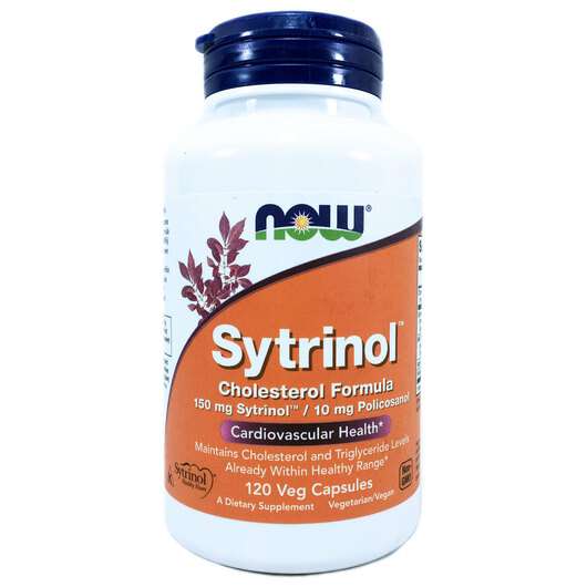 Основне фото товара Now, Sytrinol Cholesterol, Підтримка холестерину, 120 капсул