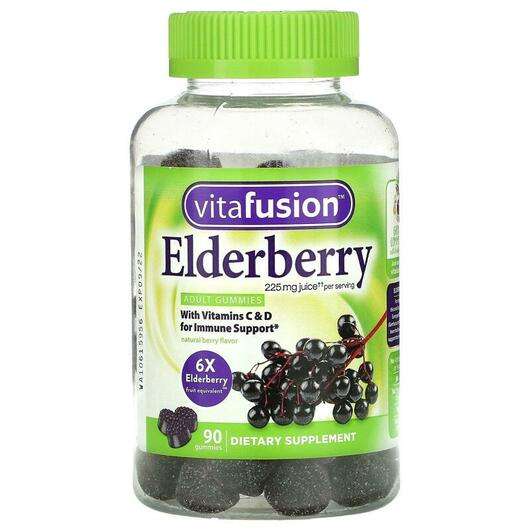 Основне фото товара Elderberry With Vitamins C & D for Immune Support Natural ...