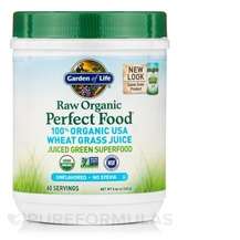 Garden of Life, Perfect Food Wheat Grass Juice Unflavored, 240 g