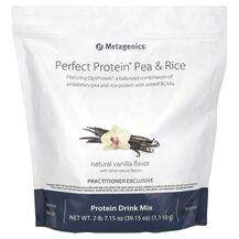 Metagenics, Perfect Protein Pea & Rice Natural Vanilla, Го...