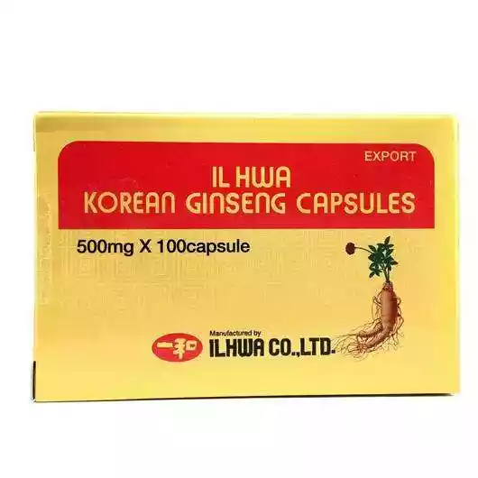 Фото товара Korean Ginseng Capsules 500 mg 100 Capsules