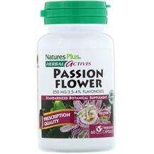 Natures Plus, Herbal Actives Passion Flower 250 mg, Пасифлора,...