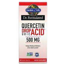 Garden of Life, Кверцетин 500 мг, Quercetin Drop Uric Acid 500...