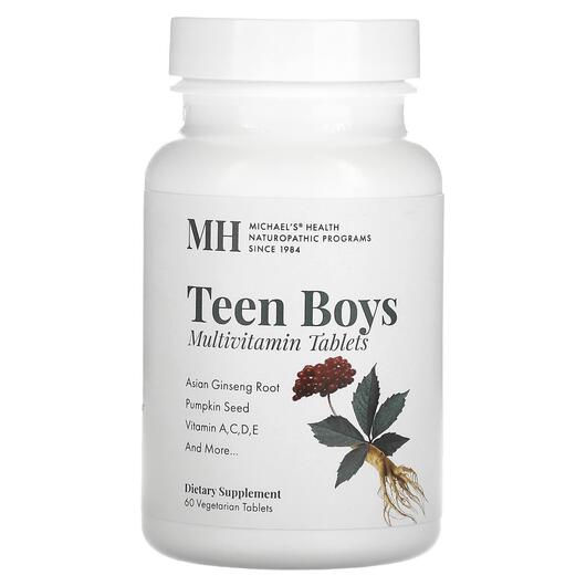 Основне фото товара Teen Boys Tabs Daily Multi-Vitamin, Вітаміни для підлітків, 60 та