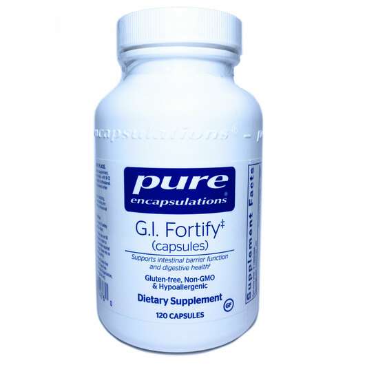 Основне фото товара Pure Encapsulations, GI Fortify, Підтримка кишечника, 120 капсул