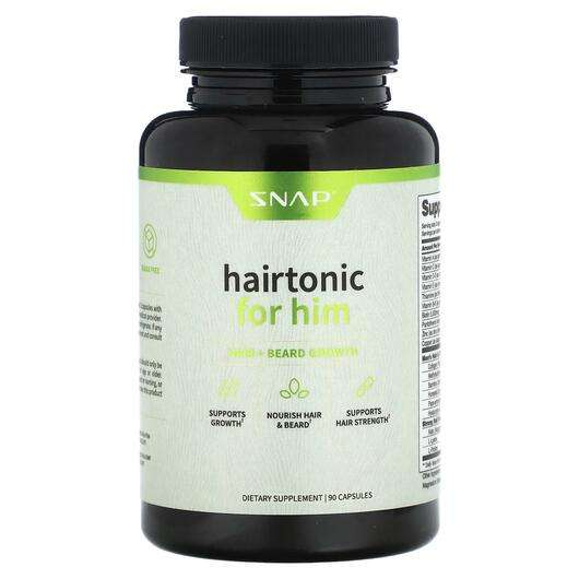 Основное фото товара Snap Supplements, Кожа ногти волосы, Hairtonic for Him Hair + ...