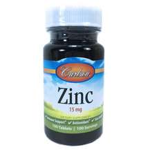 Carlson, Zinc 15 mg, 100 Tablets