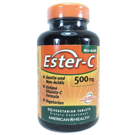 Основне фото товара American Health, Ester-C 500 mg, Естер С 500 мг, 225 таблеток