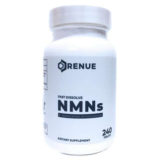 Основне фото товара Renue, Fast Dissolve NMNs, НМН під язик, 240 таблеток