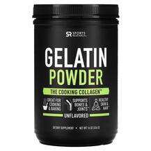 Sports Research, Gelatin Powder Unflavored, 454 g