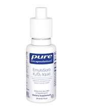 Pure Encapsulations, EmulsiSorb K2/D3 Liquid, Вітамін D3 в кра...