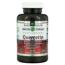 Amazing Nutrition, Кверцетин 500 мг, Quercetin 500 mg, 120 капсул
