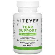 Viteyes, Поддержка здоровья зрения, Tear Support Eye Soothing ...