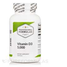 Professional Formulas, Витамин D3, Vitamin D3 5000 IU, 120 Perles