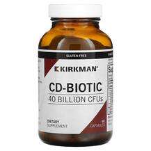 Kirkman, Пробиотики, CD-Biotic 40 Billion CFUs, 90 капсул