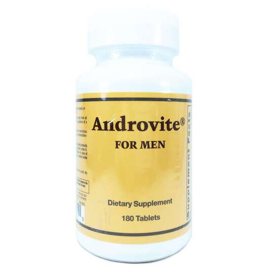 Основное фото товара Optimox, Андровит для мужчин, Androvite For Mens, 180 таблеток