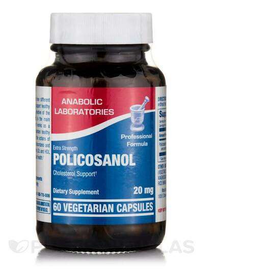 Основное фото товара Anabolic Laboratories, Поликозанол, Policosanol 20 mg, 60 капсул