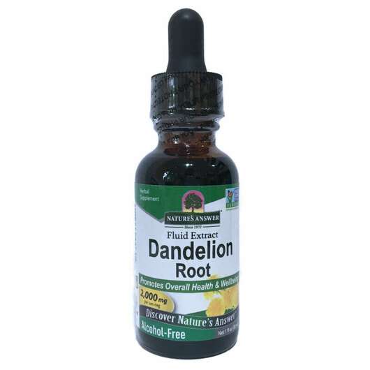 Основное фото товара Nature's Answer, Одуванчик 2000 мг, Dandelion 2000 mg, 30 мл