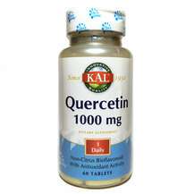 KAL, Кверцетин 1000 мг, Quercetin 1000 mg, 60 таблеток