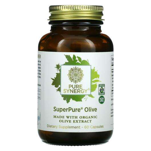 Основное фото товара Pure Synergy, Экстракт оливковых листьев, SuperPure Olive, 60 ...