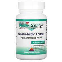 Nutricology, Витамин B9 Фолиевая кислота, QuatreActiv Folate, ...