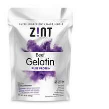 Zint, Протеин, Grass-Fed Beef Gelatin Pure Protein Powder Pouc...