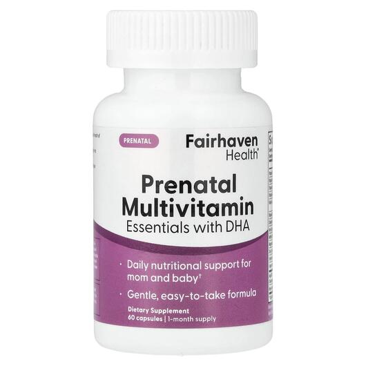 Основное фото товара Prenatal Multivitamin Essentials with DHA Lemon Essenced Основное фото товара Prenatal Multivitamin Essentials with, Витамины для беременных, 6