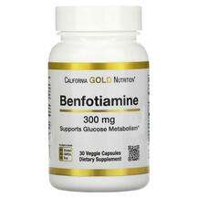 California Gold Nutrition, Бенфотиамин 300 мг, Benfotiamine 30...