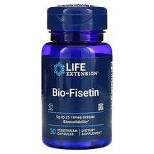Life Extension, Физетин, Bio- Fisetin, 30 капсул