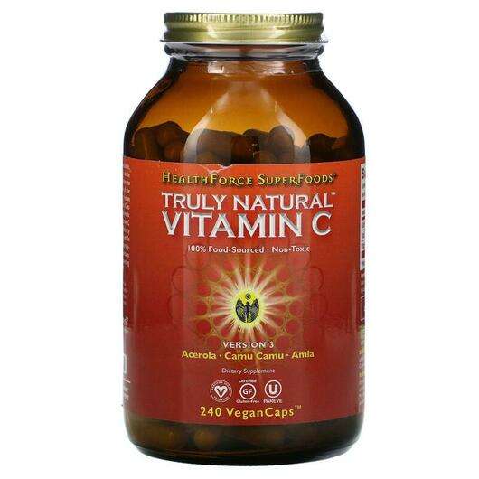 Основное фото товара HealthForce Superfoods, Витамин C, Truly Natural Vitamin C v.2...