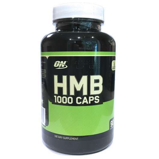 Основне фото товара Optimum Nutrition, HMB 1000 Caps, HMB 1000 мг, 90 капсул