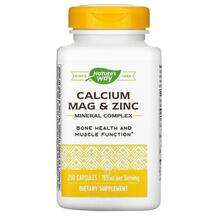 Nature's Way, Calcium Mag & Zinc Mineral Complex, 250 Caps...