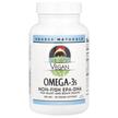 Фото товару Source Naturals, Vegan Omega-3s 600 mg, Омега 3, 90 капсул
