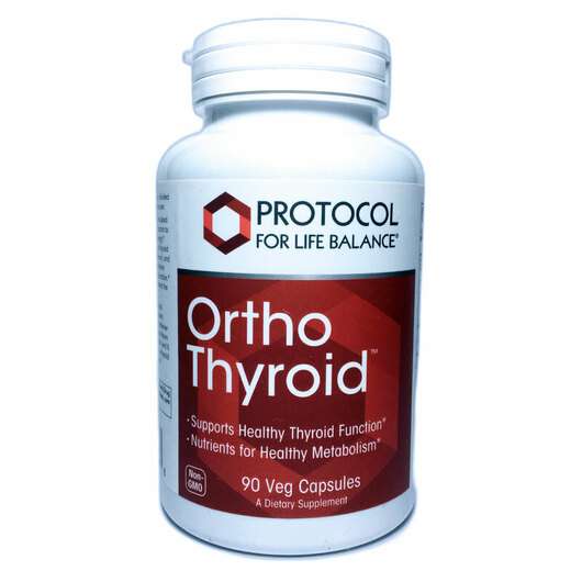 Основне фото товара Protocol for Life Balance, Ortho Thyroid, Підтримка щитовидної...