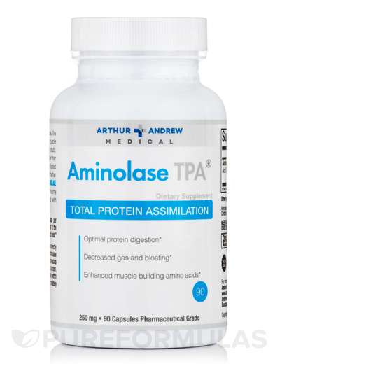 Основное фото товара Arthur Andrew Medical, Аминокислоты, Aminolase 250 mg, 90 капсул