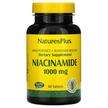 Фото товару Natures Plus, Niacinamide 1000 mg 90, Ніацинамід 1000 мг, 90 т...