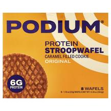 Protein Stroopwafel Original 8 Wafels Протеин Podium