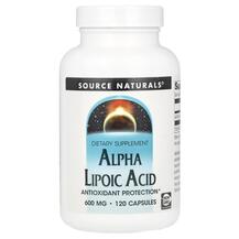 Alpha Lipoic Acid 600 mg Альфа-липоевая Source