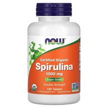 Спіруліна 1000 мг Certified Organic Spirulina NOW Спіруліна 1000 мг Certified Organic Spirulina NOW