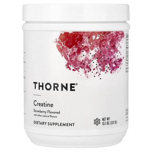 Основне фото товара Creatine Strawberry Основне фото товара Thorne, Creatine Strawberry, Креатин, 372 г