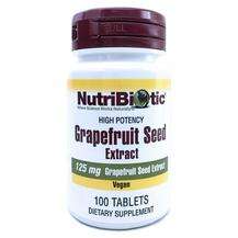 NutriBiotic, Grapefruit Seed Extract 125 mg, 100 Tablets