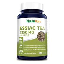 Nusa Pure, Чай Ессиак, Essiac Tea 1350 mg, 180 капсул