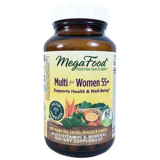 Основное фото товара Mega Food, Мультивитамины для женщин 55+, Multi for Women Over...