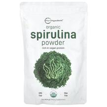 Спіруліна Organic Spirulina Powder Micro Ingredients 454 г