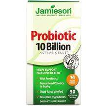 Jamieson Natural Sources, Probiotic 10 Billion, 30 Vegetarian ...
