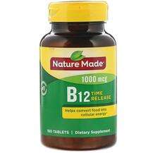 Nature Made, Витамин B12, Vitamin B12 Time Release 1000 mcg, 1...