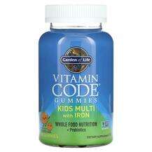 Garden of Life, Vitamin Code Gummies Kids Multi with Iron Oran...